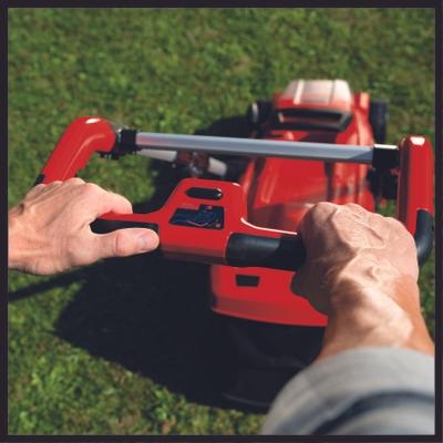 Einhell RASARRO 36/40 - Tagliaerba a batteria Brushless 36V, 40 cm, fino a 500 m², con 2x4Ah e cesto da 50L