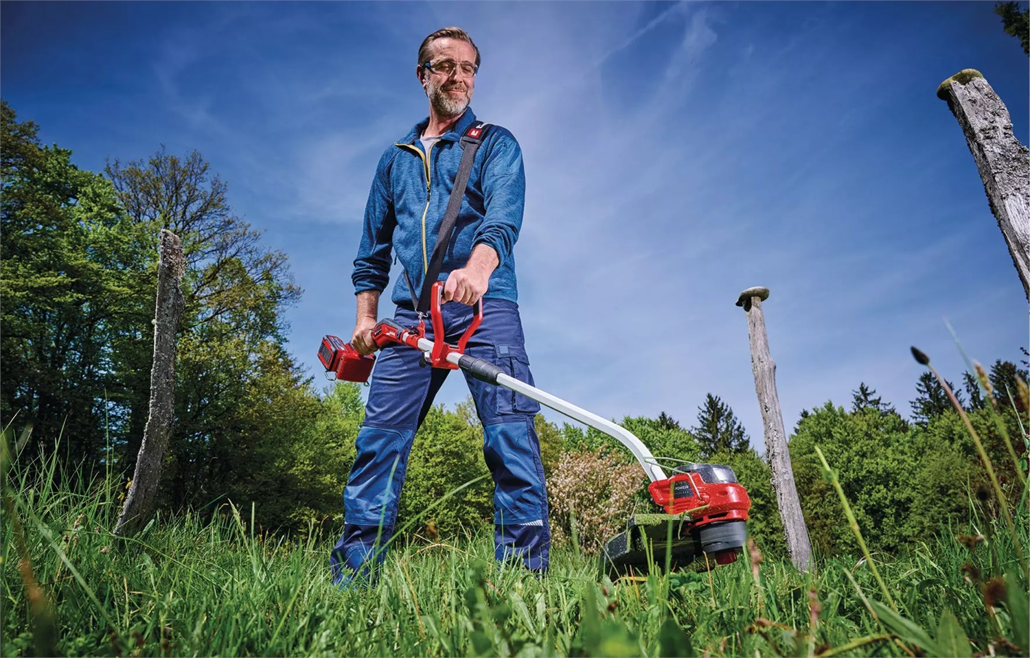 Einhell GP-CT 36/35 Li BL-Solo - Tagliabordi a Batteria 36V, Larghezza Taglio 35 cm, 7000 giri/min, Brushless, Power X-Change, Senza Batteria e Caricabatterie