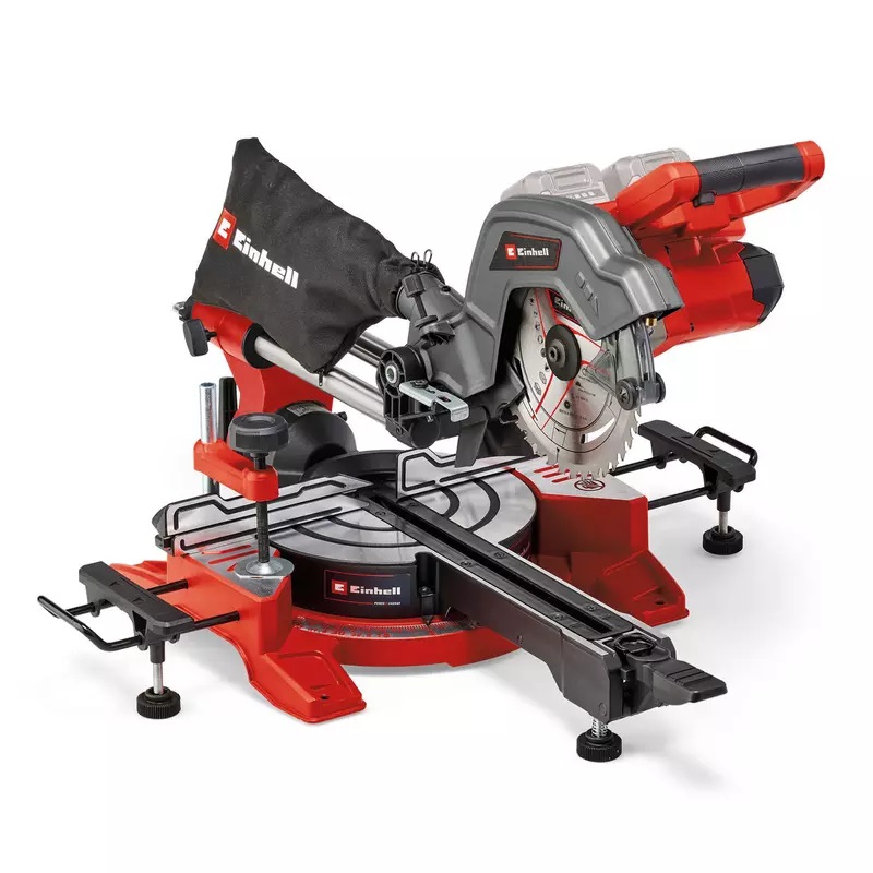 Einhell TE-SM 36/8 L Li-Solo Troncatrice a Batteria 36V con Lama da 216mm e Testa Inclinabile