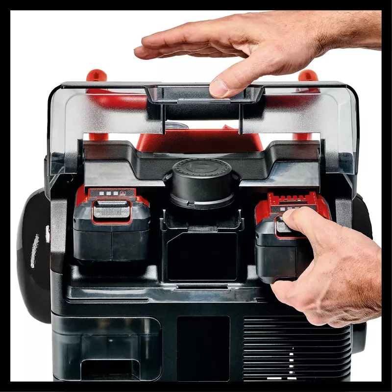 Einhell TE-AC 36/150 Li OF-Solo Compressore a Batteria 36V - 6 Litri, Max 8 Bar, Capacità di Aspirazione 150 l/min, Senza Olio