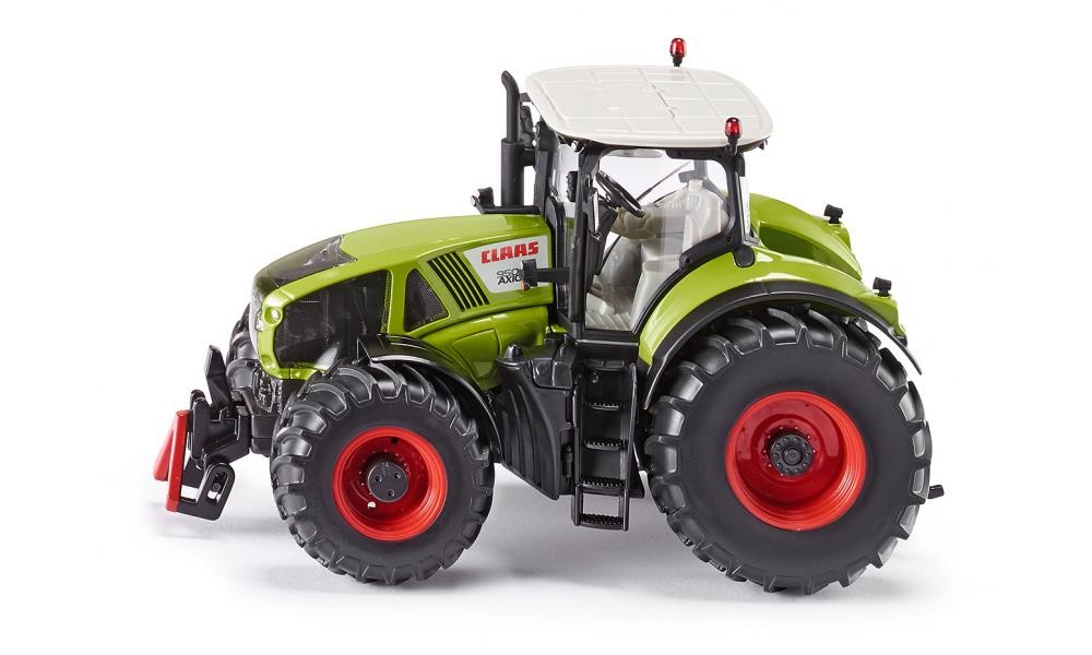 Siku Claas Axion 950 Trattore Giocattolo 1:32 in Metallo e Plastica Verde con Cabina Rimovibile