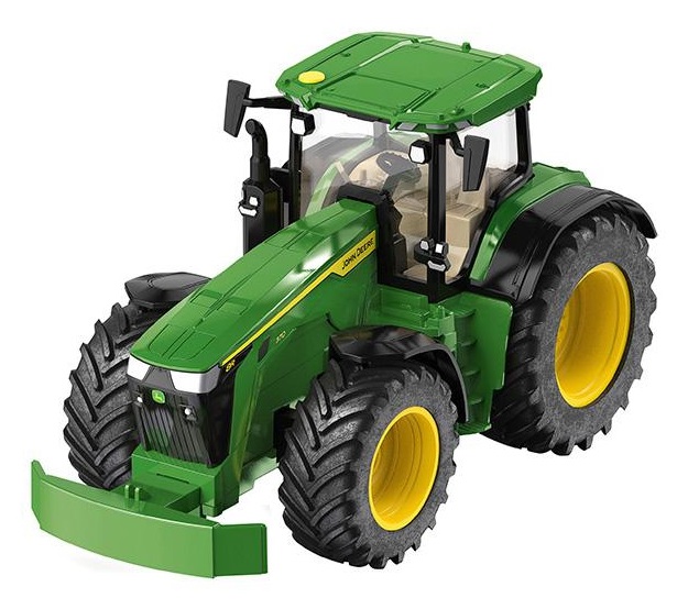 Siku John Deere 8R 370 - Modello in Metallo e Plastica 1:32 con Cofano Motore Apribile e Peso Anteriore