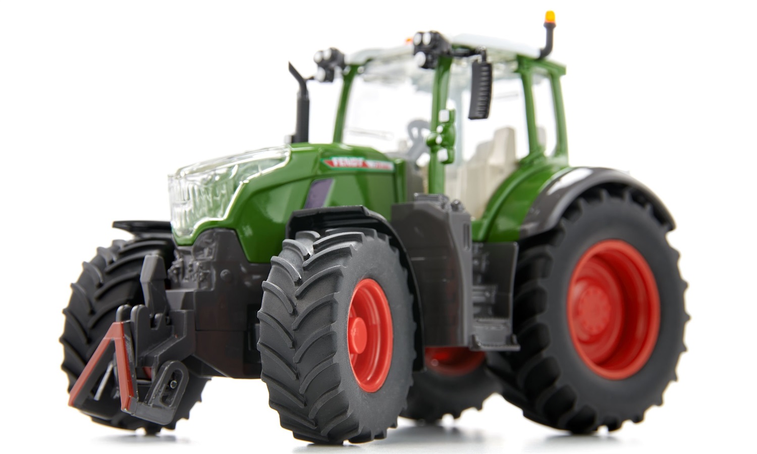 SIKU Fendt 728 Vario Trattore Giocattolo Scala 1/32 in Metallo/Plastica con Cabina Rimovibile e Ruote in Gomma