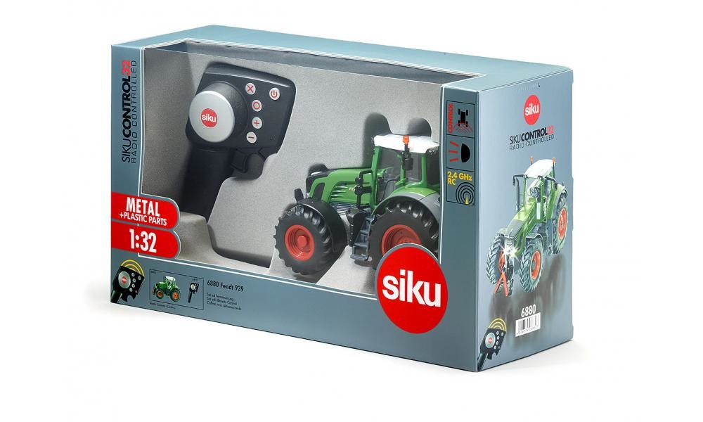 Siku 6880 Trattore Fendt 939 Telecomandato 1:32 - Metallo e Plastica Verde, Funzionamento a Batteria, Telecomando Incluso, Compatibile con Accessori