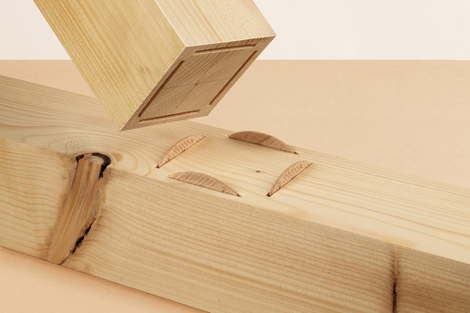 Wolfcraft Piastrine a Lamello N.20 in Legno di Faggio Compresso - 50 Pezzi, Larghezza 23 mm per Tavole da 16 mm