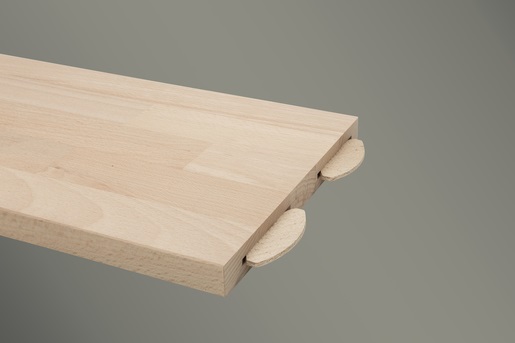 Wolfcraft Piastrine a Lamello N.20 in Legno di Faggio Compresso - 50 Pezzi, Larghezza 23 mm per Tavole da 16 mm