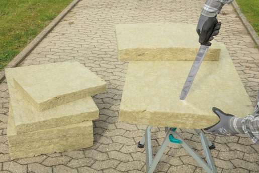 wolfcraft 4097000 Cutter Professionale per Materiali Isolanti con Lama in Acciaio Inox da 305 mm e Impugnatura Ergonomica