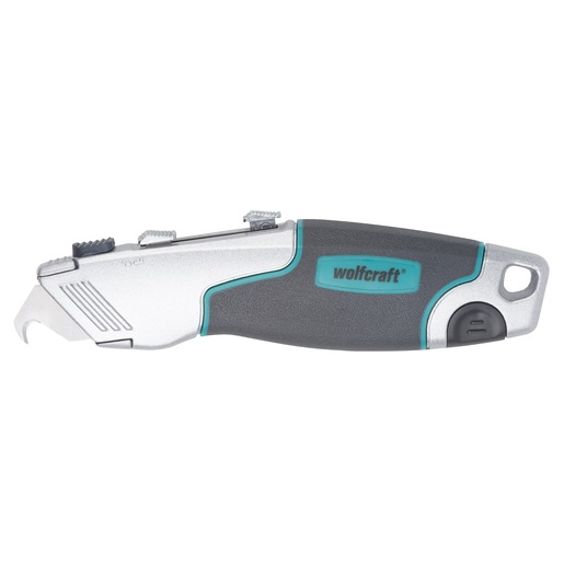 wolfcraft Cutter Professionale Doppia Lama I 4200000 - Taglio Preciso di Materiali Duri con Lame Trapezoidale e a Uncino