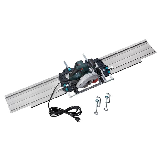 wolfcraft Guida FKS 145 - Sistema guida per seghe circolari manuali, compatibile con seghe elettriche e a batteria, lunghezza max 110 cm, tagli dritti e obliqui