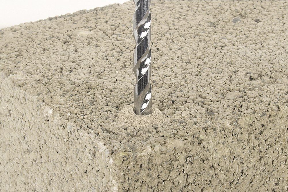 WOLFCRAFT Punta per Pietra TCT Ø 4 mm - Lunghezza 70 mm, per Murature e Calcestruzzo