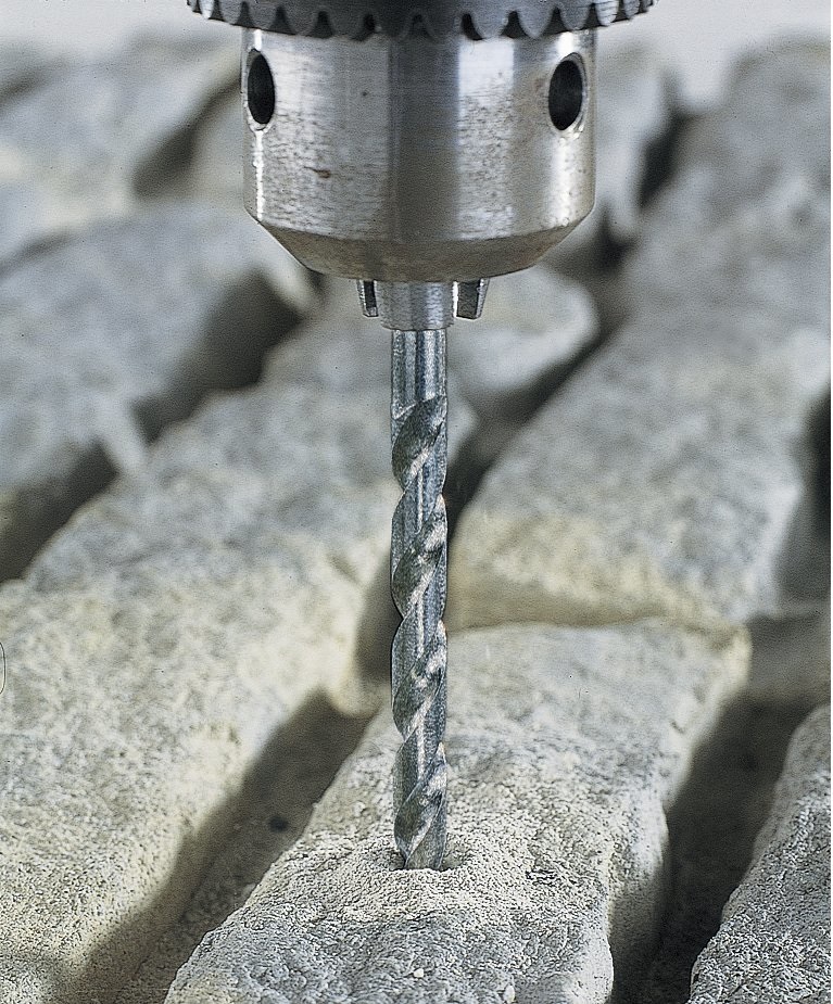 WOLFCRAFT Punta per Pietra TCT Ø 4 mm - Lunghezza 70 mm, per Murature e Calcestruzzo