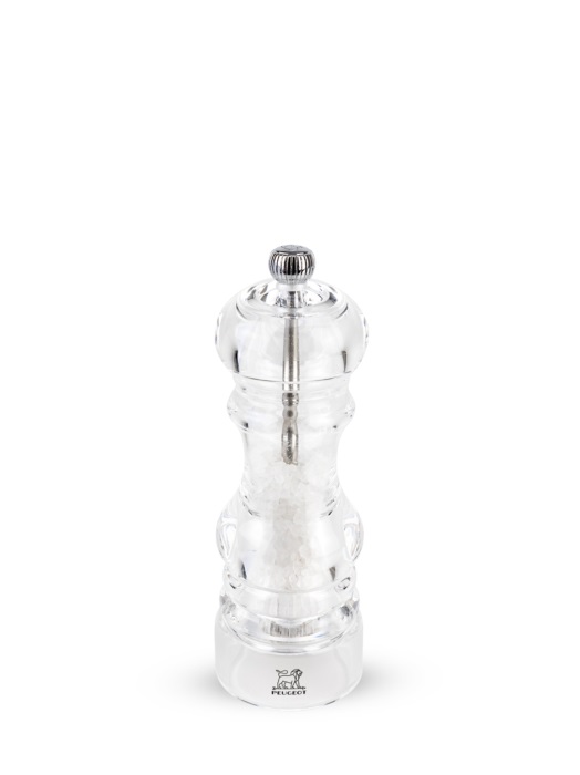 Peugeot Macinapepe Manuale Nancy - Acrilico Trasparente, 18 cm, Macinatura Regolabile