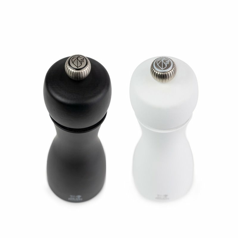 Peugeot Tahiti Set Macina Sale e Pepe 15 cm - Design Elegante Bianco e Nero