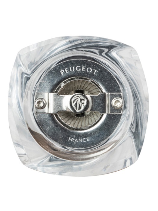 Peugeot Oleron Macina Sale in Acrilico, 14 cm, Colore Marrone con Pareti Trasparenti