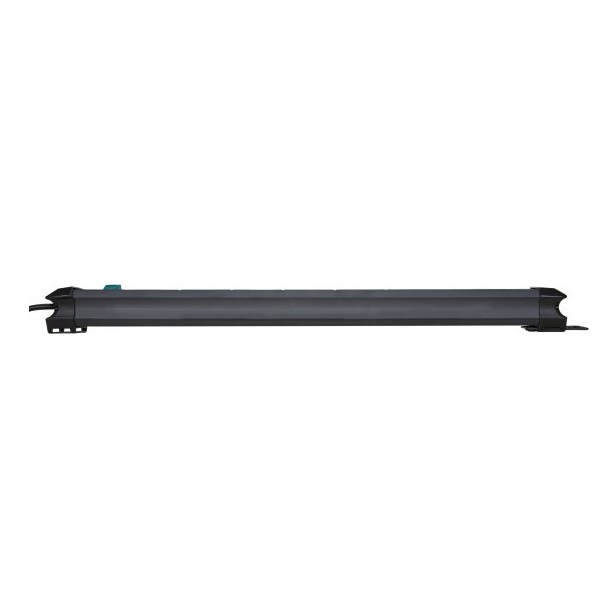 Brennenstuhl BN-1951100100 Multipresa con Interruttore, 3 m, 10 Prese Schuko, Colore Nero