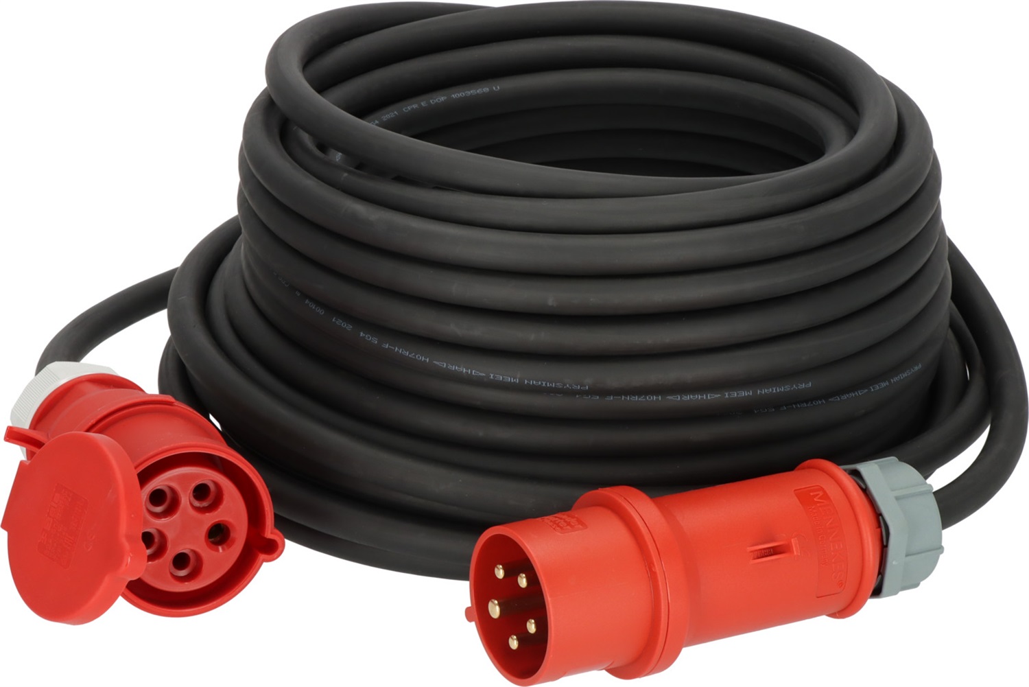 Brennenstuhl Cavo Prolunga 10 m con Invertitore di Fase IP44 per Uso Esterno, H07RN-F 5G4,0, 5 Poli