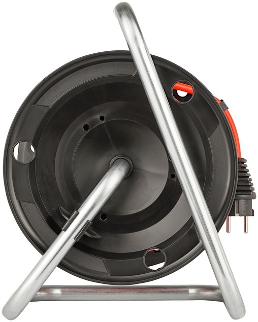Brennenstuhl 1098530001 Avvolgicavo per Esterni 20 m in Plastica Speciale, IP44, Rosso (Opaco)