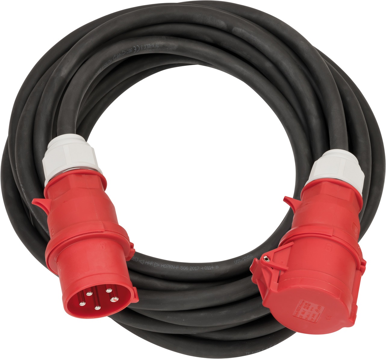 Brennenstuhl Prolunga Elettrica CEE 10 m IP44 5 Poli per Uso Esterno - Made in Germany