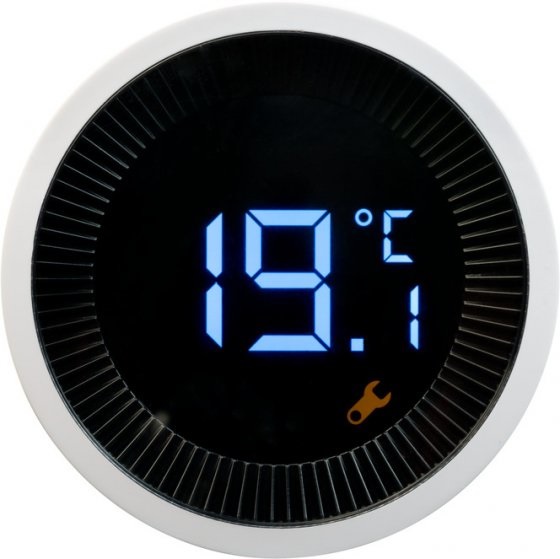 Brennenstuhl 1294070 Valvola del Radiatore Termostatico Intelligente Zigbee con Controllo da App, Compatibile con Alexa e Google Assistant, Regolazione Temperatura 5-30 °C, Display LCD