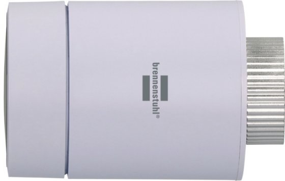 Brennenstuhl 1294070 Valvola del Radiatore Termostatico Intelligente Zigbee con Controllo da App, Compatibile con Alexa e Google Assistant, Regolazione Temperatura 5-30 °C, Display LCD