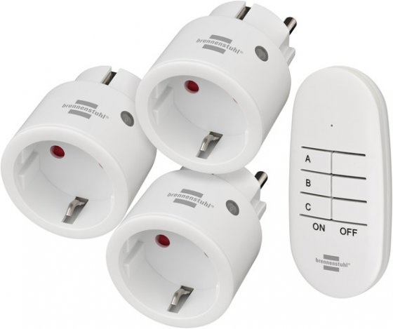 Brennenstuhl 1507070 Presa Intelligente Bianco - Fino a 2300 W, IP20, per Uso Interno