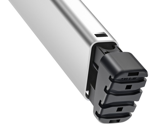 Hailo L60 Scala a Libro in Alluminio - 5 Gradini, Portata 150 kg, Certificata EN131, con Vassoio e Supporti per Attrezzi