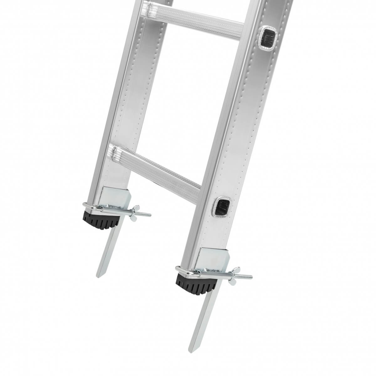 Hailo 9954-001 - Punte di Fissaggio Sicure per Scale Singole e a Sfilo (2 Pezzi)