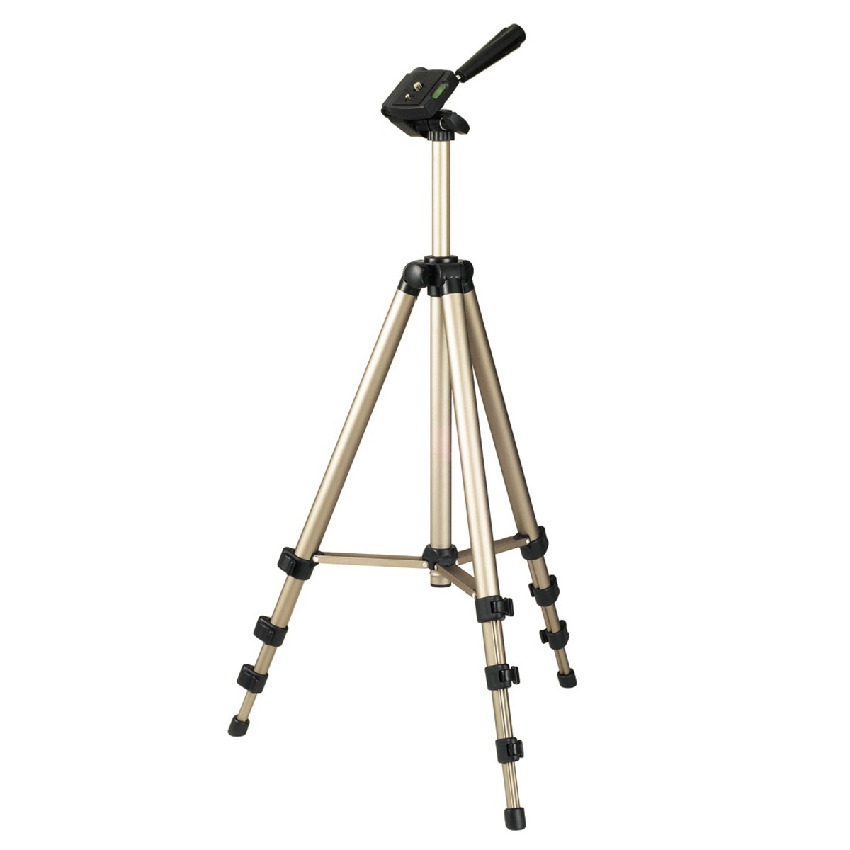 HAMA Treppiede Star 700 EF Digital, argento, altezza 42,5-125 cm, testa 3D con sgancio rapido, gambe in 4 sezioni, con borsa per trasporto