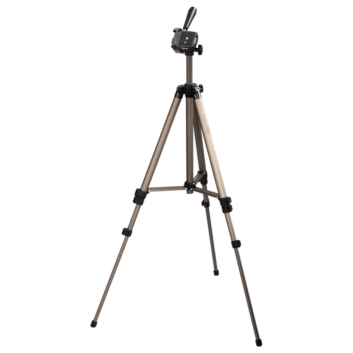 HAMA Treppiede Star 700 EF Digital, argento, altezza 42,5-125 cm, testa 3D con sgancio rapido, gambe in 4 sezioni, con borsa per trasporto