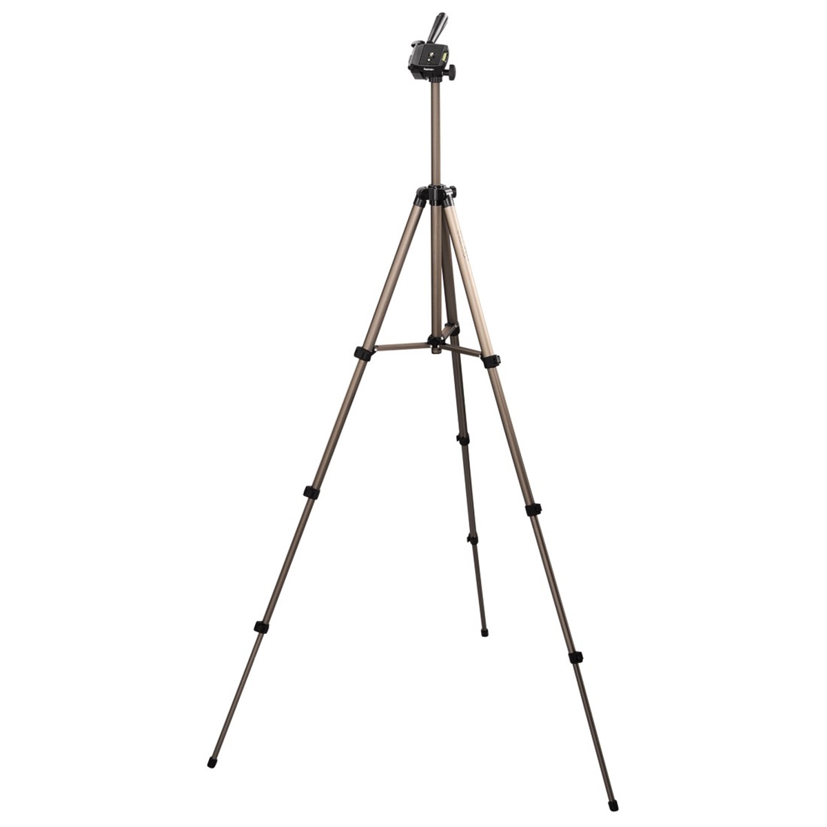 HAMA Treppiede Star 700 EF Digital, argento, altezza 42,5-125 cm, testa 3D con sgancio rapido, gambe in 4 sezioni, con borsa per trasporto