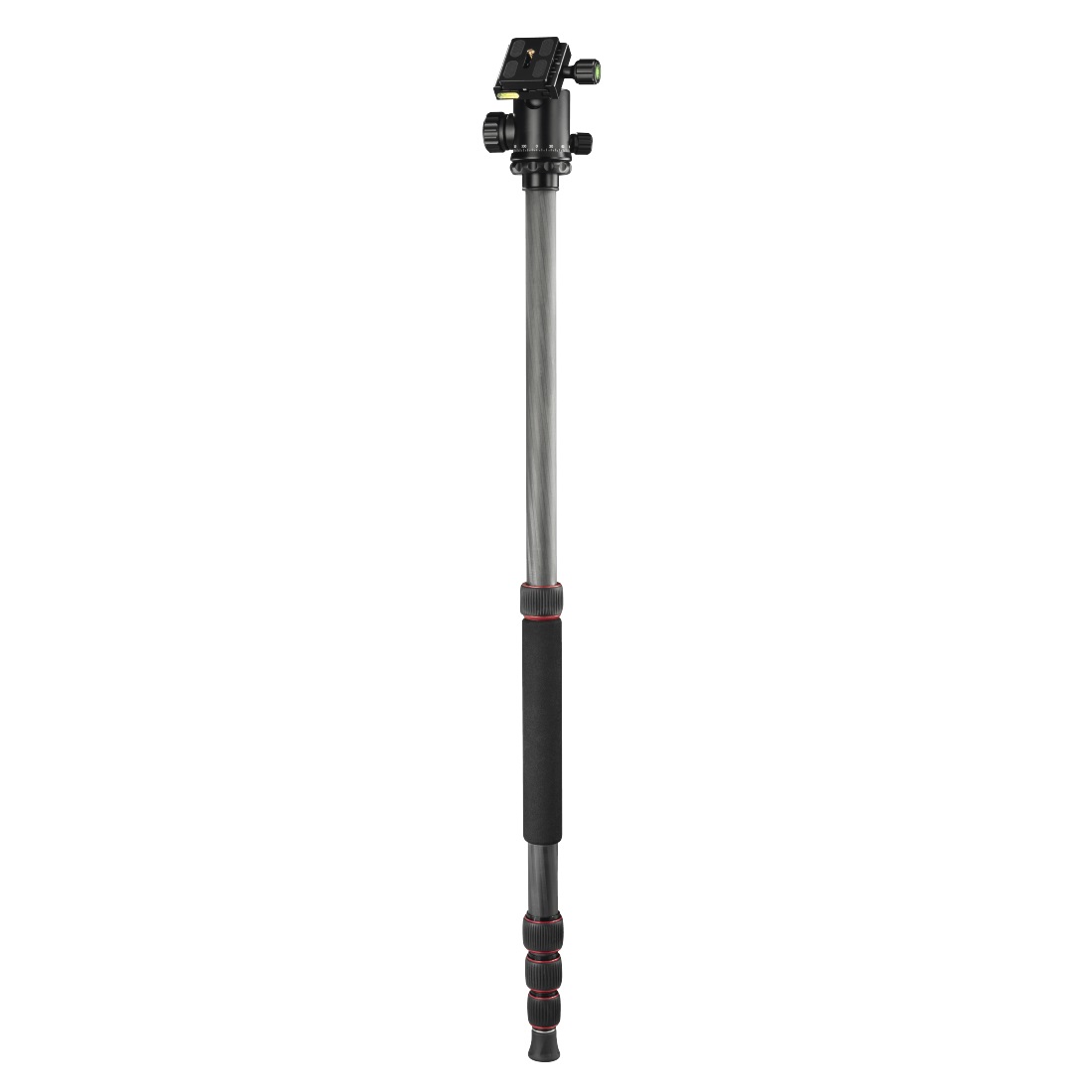 Hama Ramble II Duo Carbon Treppiede per Smartphone e Macchina Fotografica Digitale - 4 Gambe in Carbonio, Altezza Minima 46 cm, Capacità Fino a 8 kg, Peso 1,62 kg