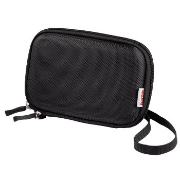 Hama Custodia per Hard Disk Esterno e Accessori da 2,5'' - EVA, Nero, Resistente all'Acqua, Dimensioni 102x36x160 mm