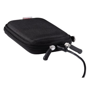 Hama Custodia per Hard Disk Esterno e Accessori da 2,5'' - EVA, Nero, Resistente all'Acqua, Dimensioni 102x36x160 mm