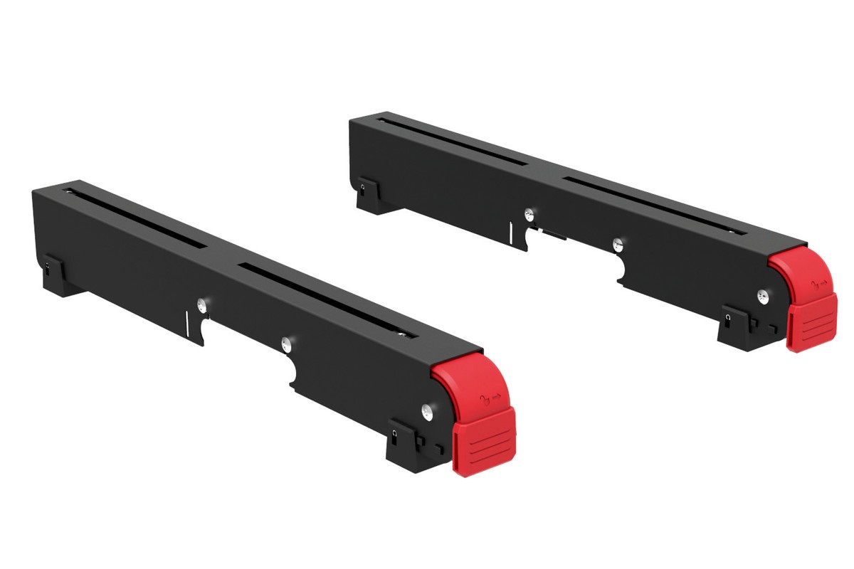 Metabo Supporto di Macchina KSU 100/251/401 - Fissaggio Sicuro per Troncatrici, Confezione da 2 Pezzi