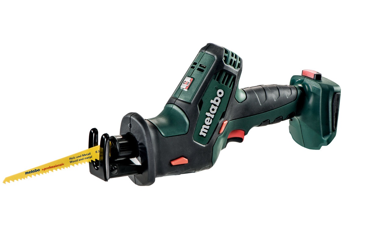 Metabo SSE 18 LTX Compact - Sega diritta a batteria leggera e maneggevole, cambio lame senza utensili