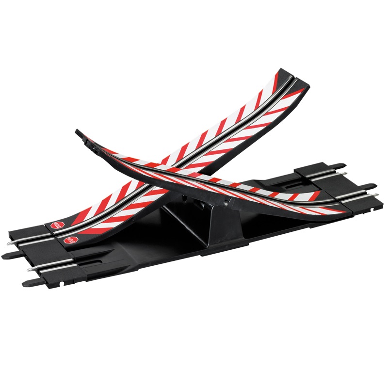 Carrera 20061659 Modellino di Pista per Macchine Scala 1:43 - Nero, Bianco e Rosso con Dondolo e Accessorio DIGITAL 143 GO!!!