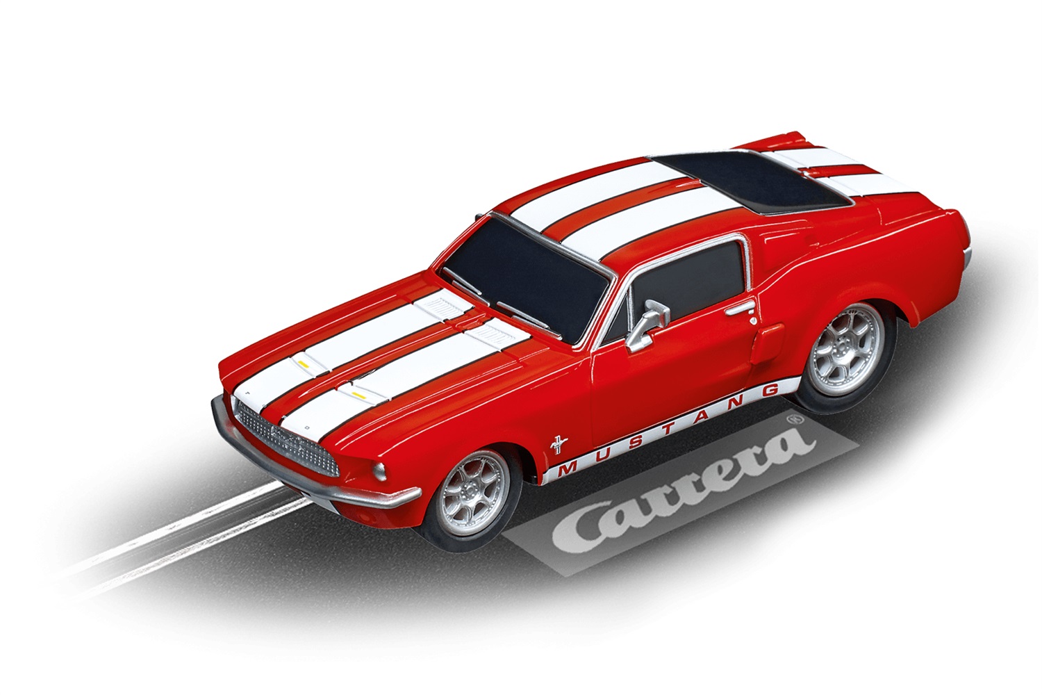 Carrera Ford Mustang '67 - Racing Red - Scala 1:43 - Auto sportiva per bambini dai 6 anni