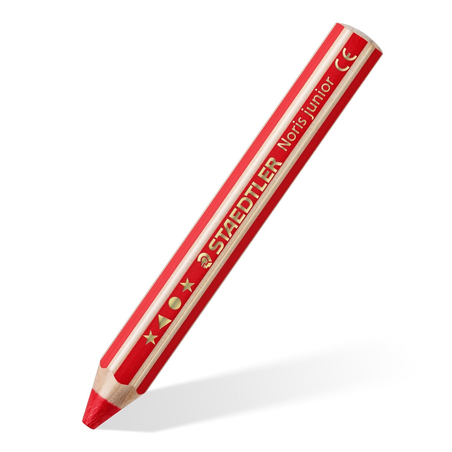 STAEDTLER Noris Junior Matita Colorata 3 in 1 - 36 Pz, Pastelli Colorati a Cera e Acquerello, Ideali per Bambini