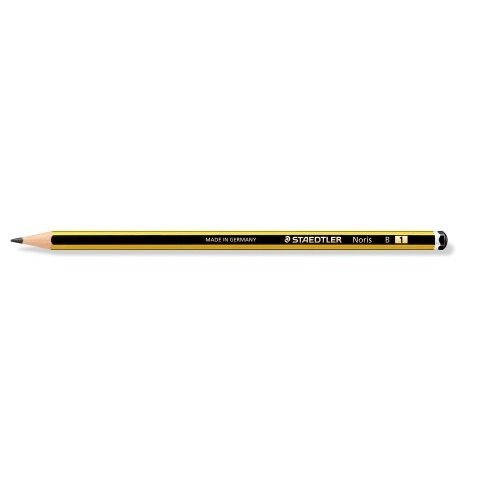 Staedtler Noris 120 Matita Grafite B - Confezione da 12 pezzi, Fusto Esagonale, Legno Sostenibile