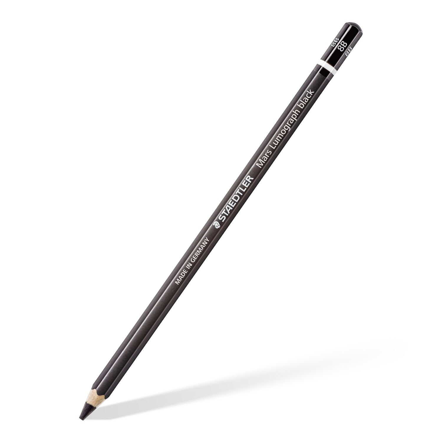 STAEDTLER Matita di Grafite Tipo Carboncino Mars Lumograph Black - Gradazione 8B - Confezione da 12 Pezzi