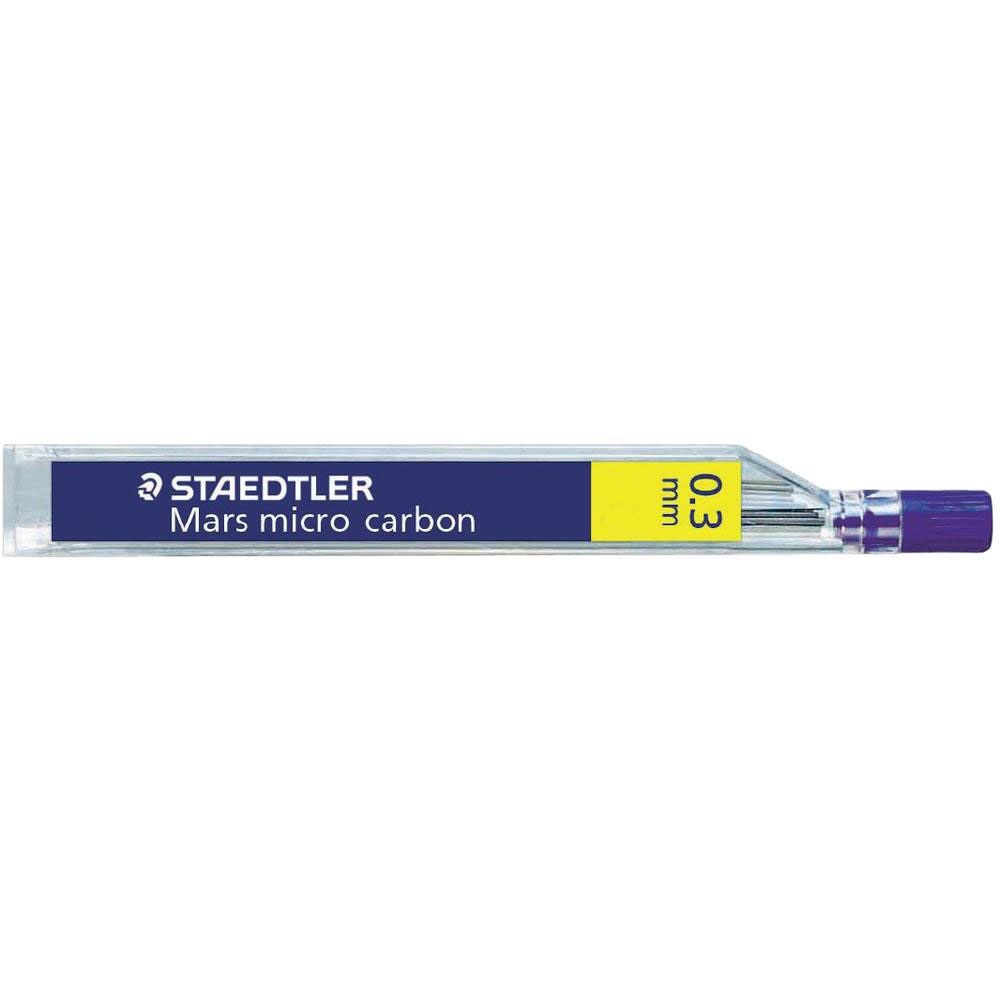 Staedtler Mars Micro Carbon 250 - Mine per Portamine 0,3 mm HB - Confezione da 12 Pezzi