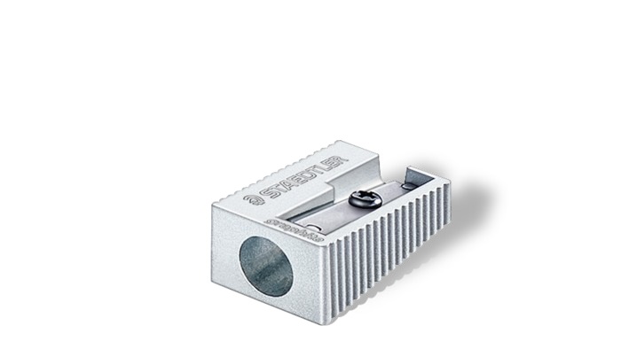 Staedtler Temperamatite in Metallo 1 Foro per Matite fino a Ø 8,2 mm - Confezione da 20 Pezzi