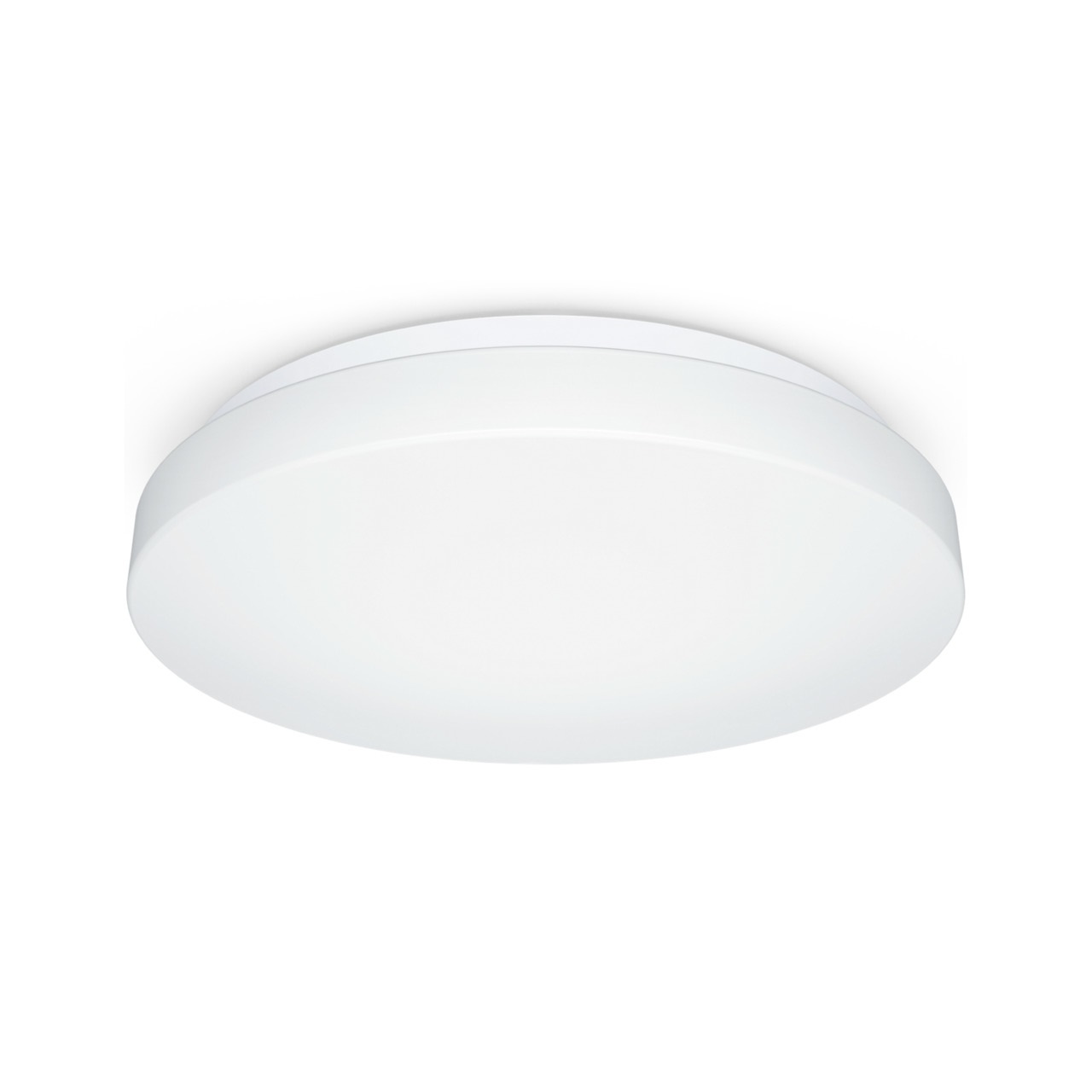 STEINEL Plafoniera LED RS 20 S - Lampada da parete 9,4 W, 942 lm, Rilevatore di movimento 360°, Accensione soft, Luce notturna, Luce continua, Bianco caldo 3000 K