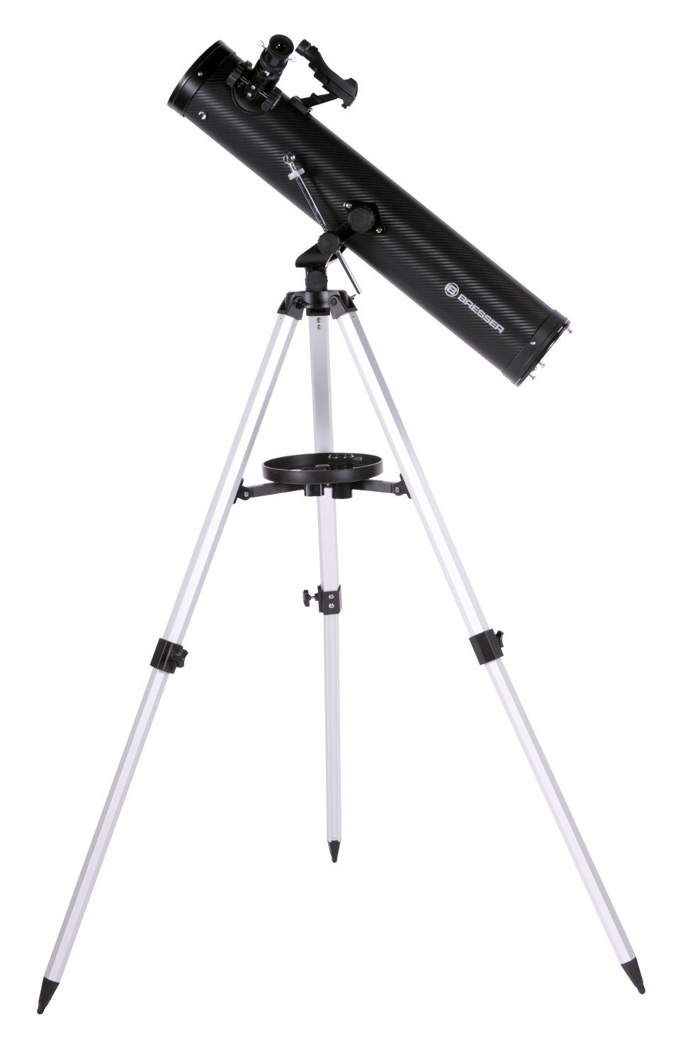Bresser Telescopio Riflettore Venus 76/700 AZ con Montatura AZ e Adattatore per Smartphone - Adatto per Principianti