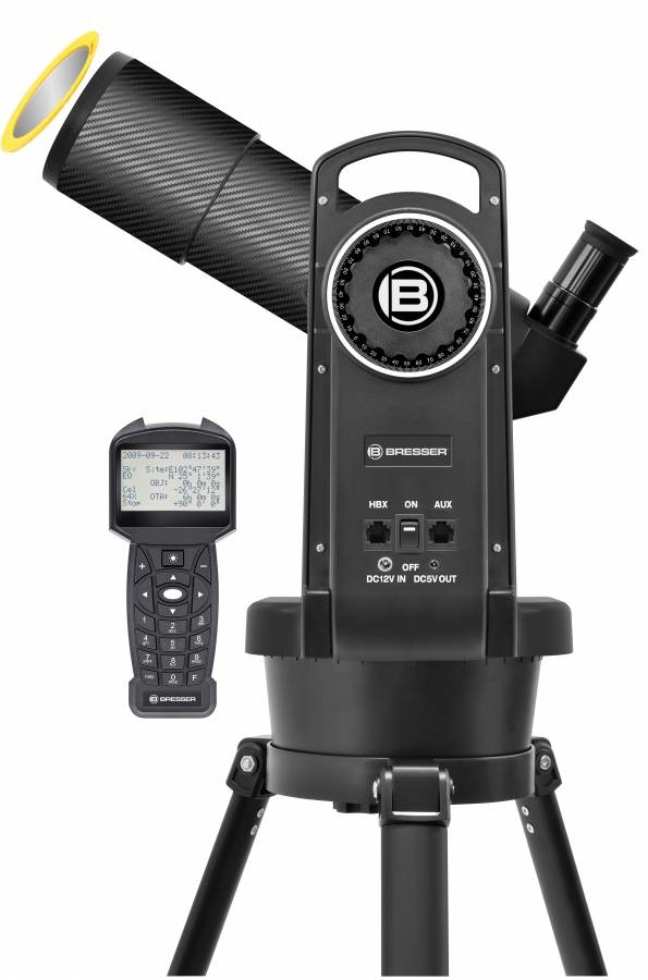 Bresser Optics Telescopio Rifrattore Automatik 80/400 GoTo 40x Nero con Controllo Computerizzato