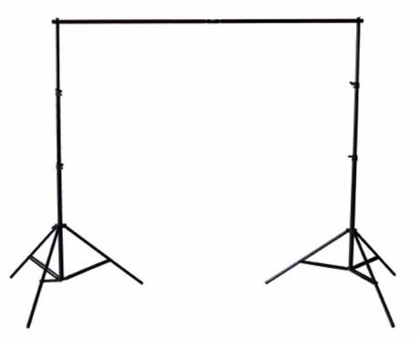 Bresser BR-BGS2 Supporto Fondale Portatile con 3 Fondali in Tessuto 3x6m - Lunghezza e Altezza Regolabili