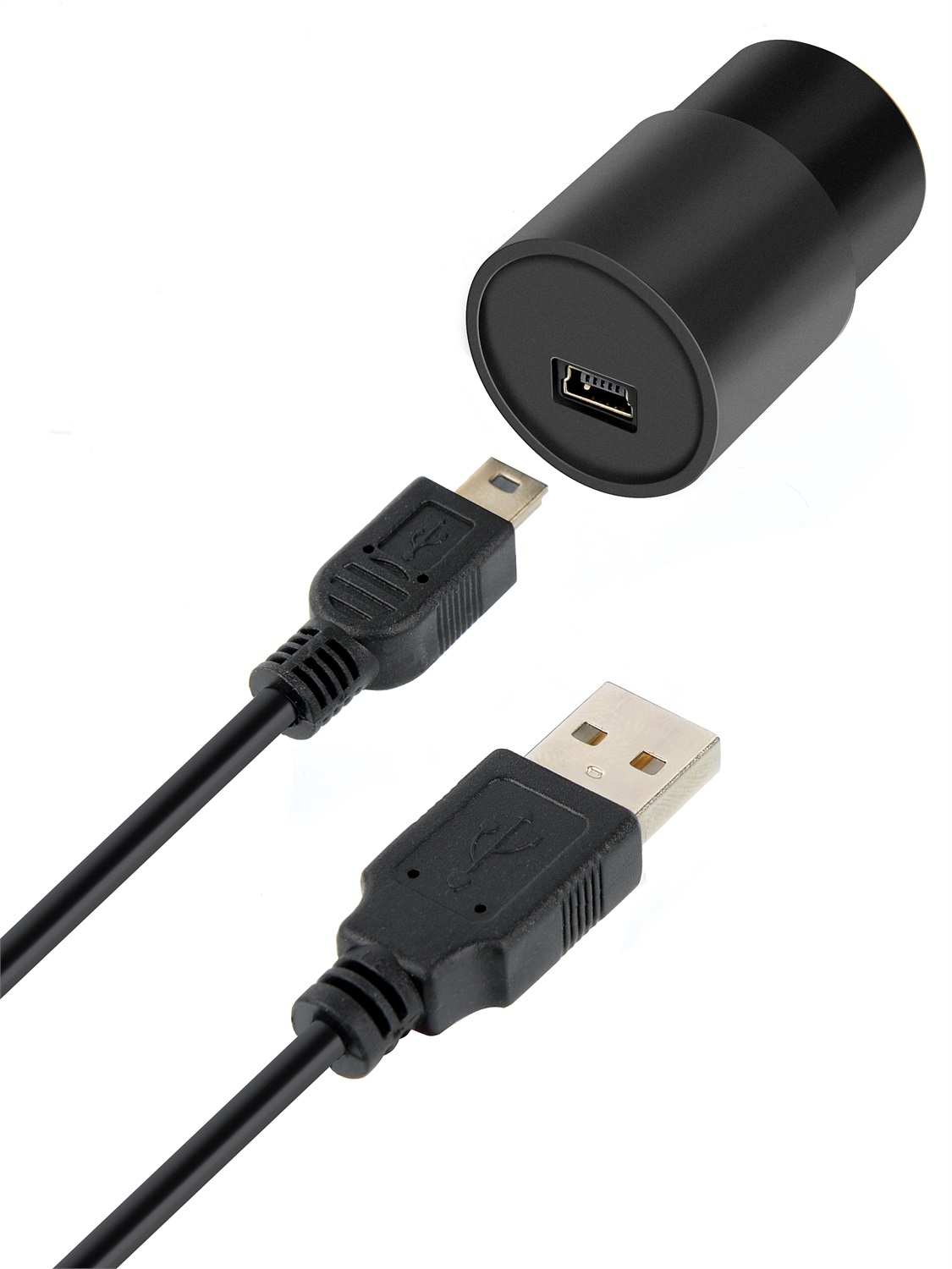 Bresser 5913650 Fotocamera Mikrokular Full HD con Sensore CMOS, Adattatori per Microscopi e Telescopi, Filtro UV/IR Integrato