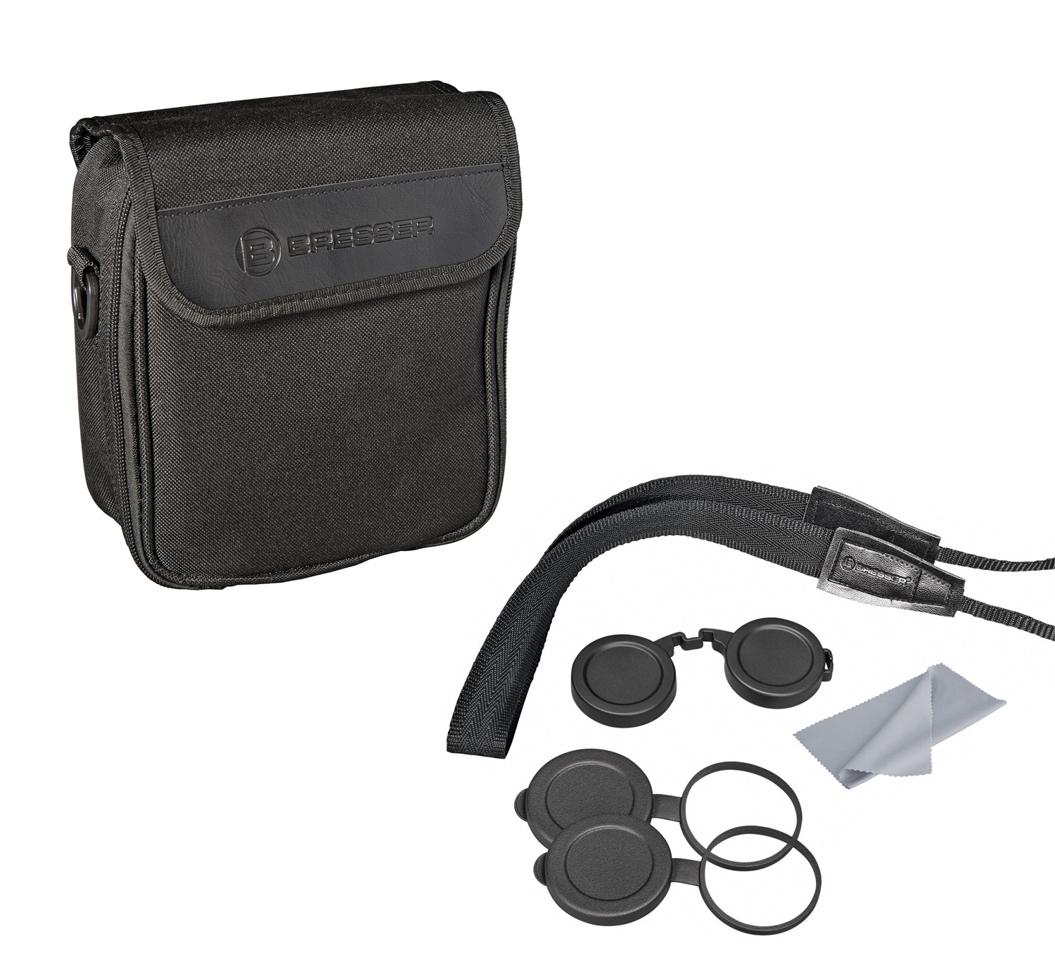 Bresser Binocolo Corvette 10x42 Impermeabile con Prismi BaK-4, Oculari LE e Custodia in Nylon
