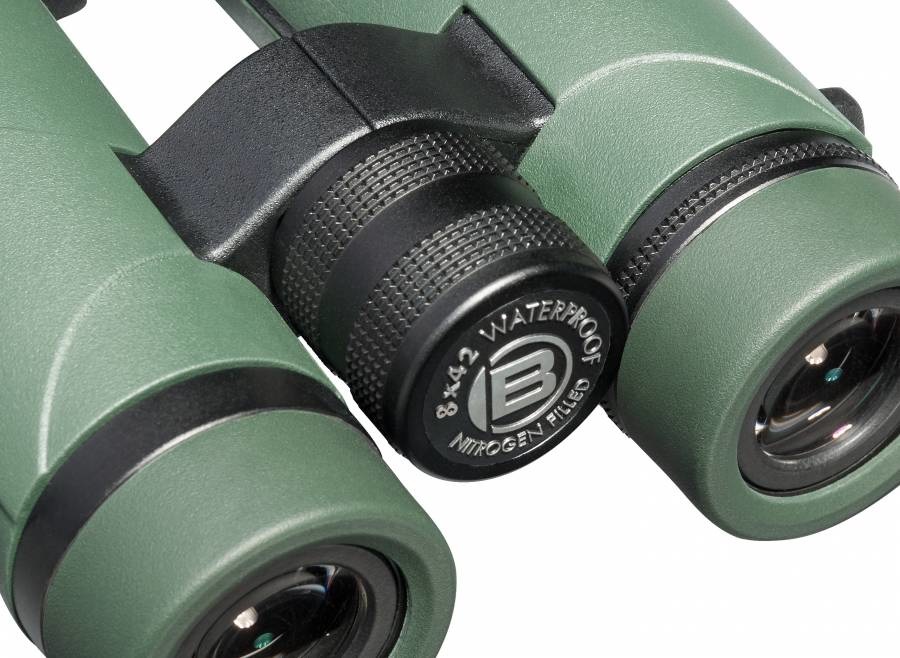 Bresser Pirsch 8x42 Binocolo Impermeabile con Rivestimento P per Correzione della Fase - Ideale per Chi Porta Gli Occhiali