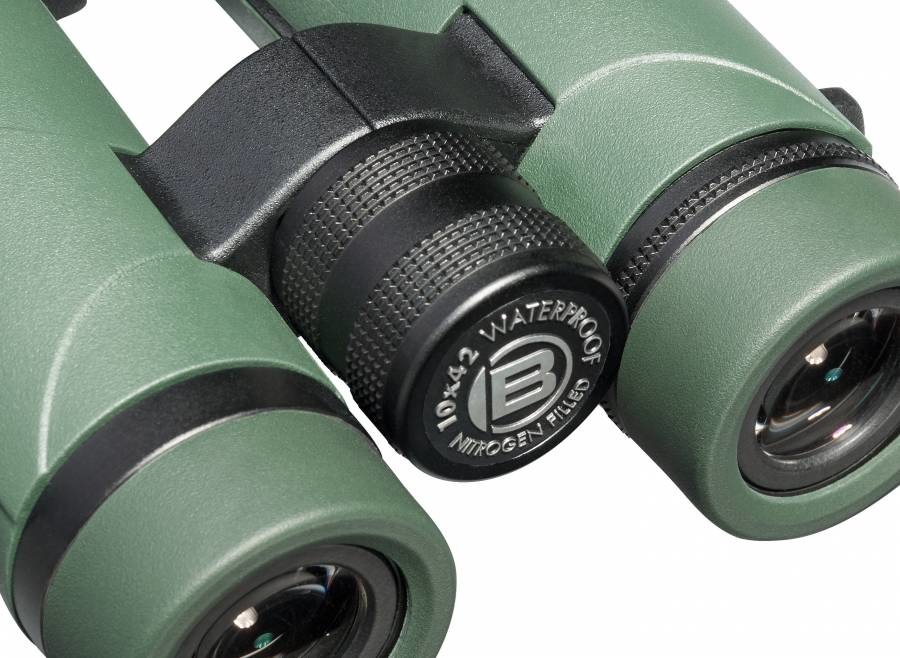 Bresser Pirsch 10x42 Binocolo BaK-4 con Rivestimento P per Correzione della Fase, Impermeabile e Ideale per Chi Porta Gli Occhiali